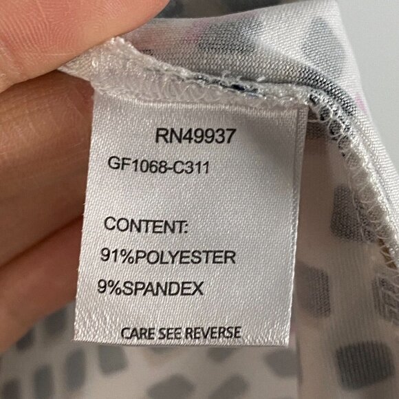 Tail Polo Shirt Womens Small Golf Tennis Snap Closure Short Sleeve Stretch Top - Picture 5 of 9